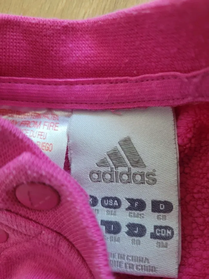 Ensemble 2 pièces survêtement Adidas 6 mois - photo numéro 4