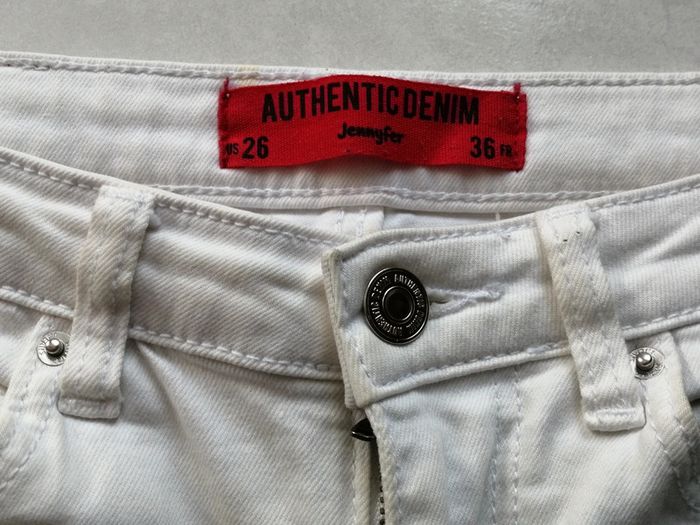 Pantalon 3/4 blanc T 36 - photo numéro 2