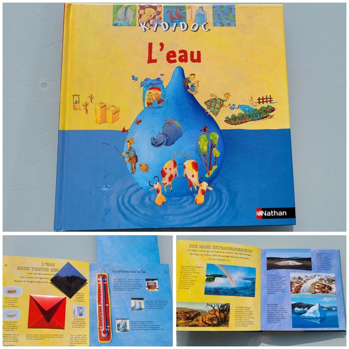 Livres animé à tirettes Kididoc : Les Pirates, Les Chateaux-Forts,  L'eau et Au fil des saisons - photo numéro 3