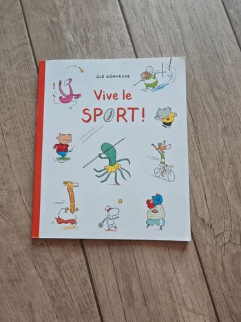Grand livre enfant "vive le sport!"