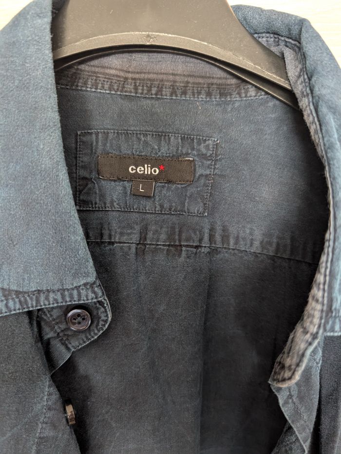 Chemise homme Celio, taille L, état impeccable - photo numéro 2