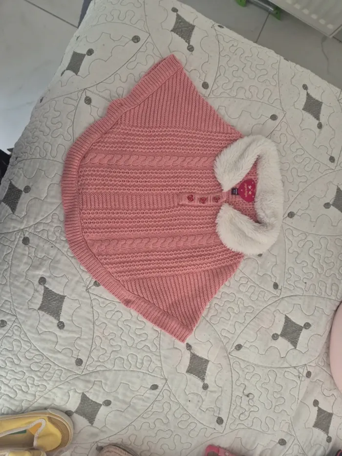 Poncho bebe fille