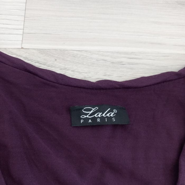 Robe violet avec doublure Lala Paris taille M - photo numéro 2