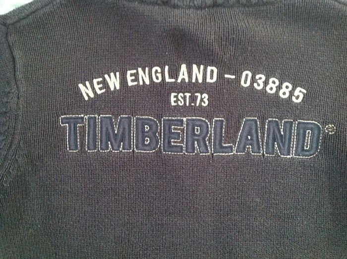 Pull Timberland bleu marine - 4 ans - photo numéro 5
