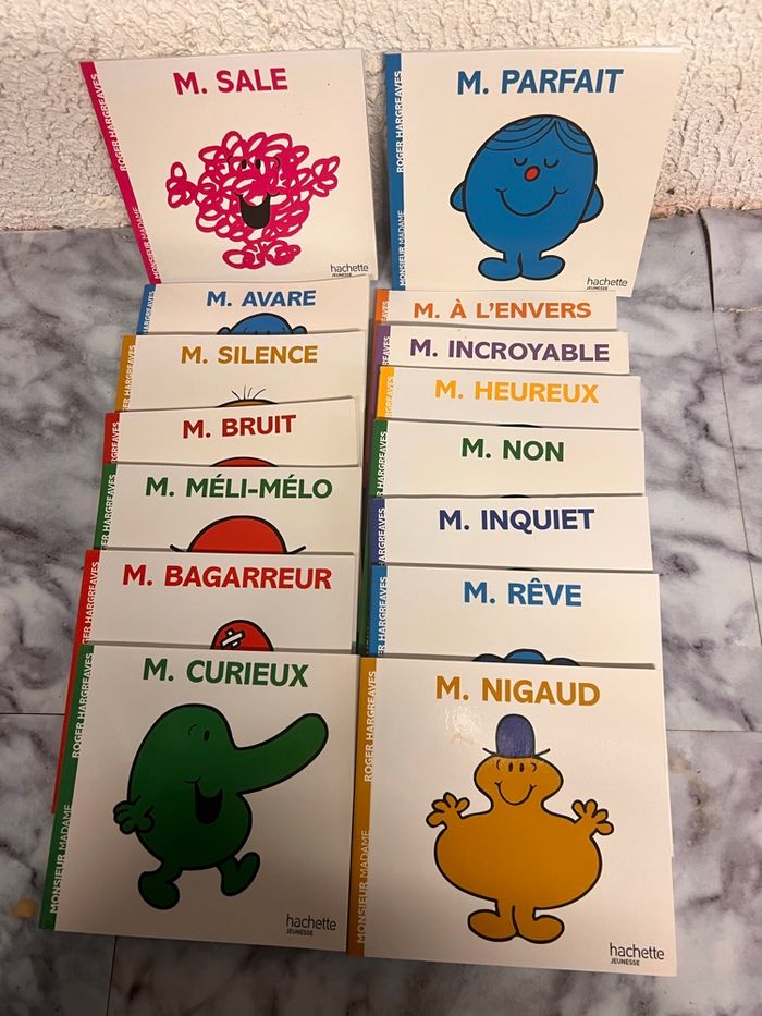 Lot de 15 Mr Hachette