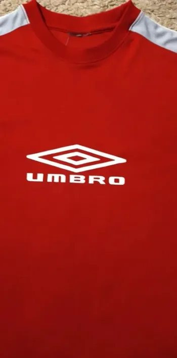 T-shirt Umbro, unisexe, bordeaux, Taille M