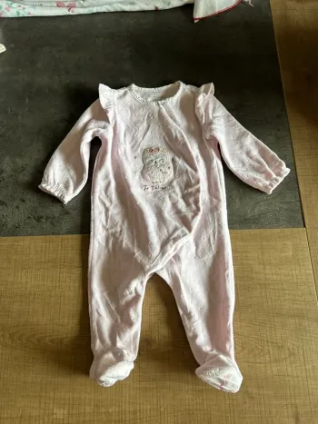 Pyjama 1 pièce, bébé fille, sergent major, 6 mois
