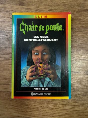 Chair de poule n°40 – Les vers contre-attaquent – R.L. Stine | Bon état