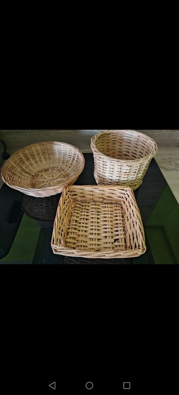 Lot de panières