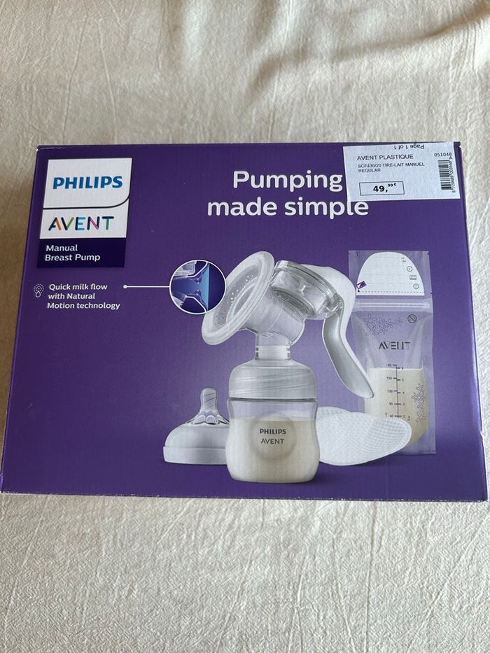 Tire lait manuel Philips AVENT