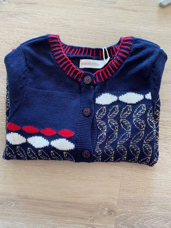 Gilet fille neuf 2 ans