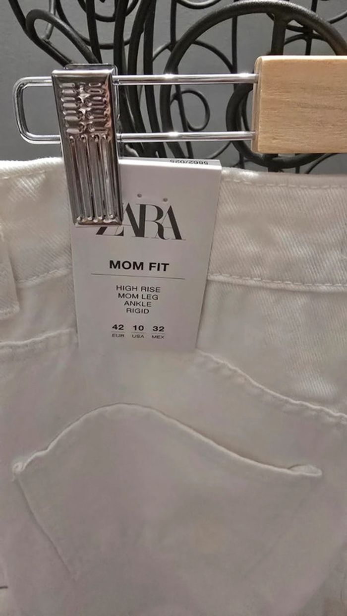 Jeans Zara troué mom fit - photo numéro 4