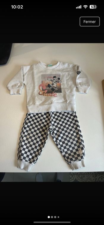 Ensemble Disney baby 12 mois