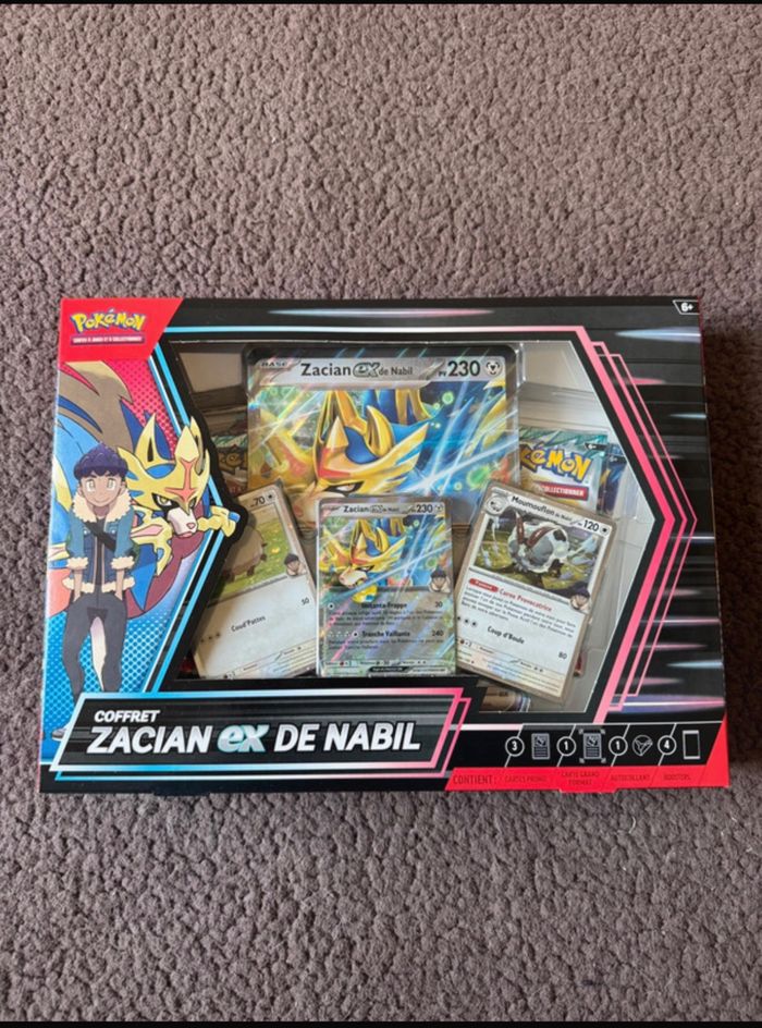 Pokémon : Coffret Zacian ex de Nabil