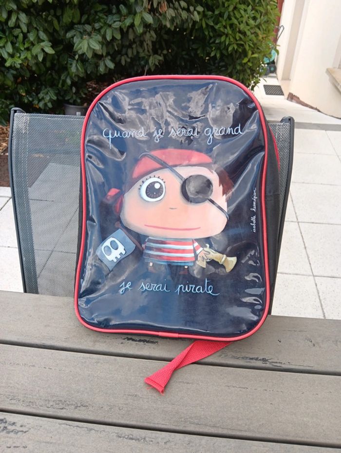 Sac à dos enfant Isabelle Kessedjian je serai pirate