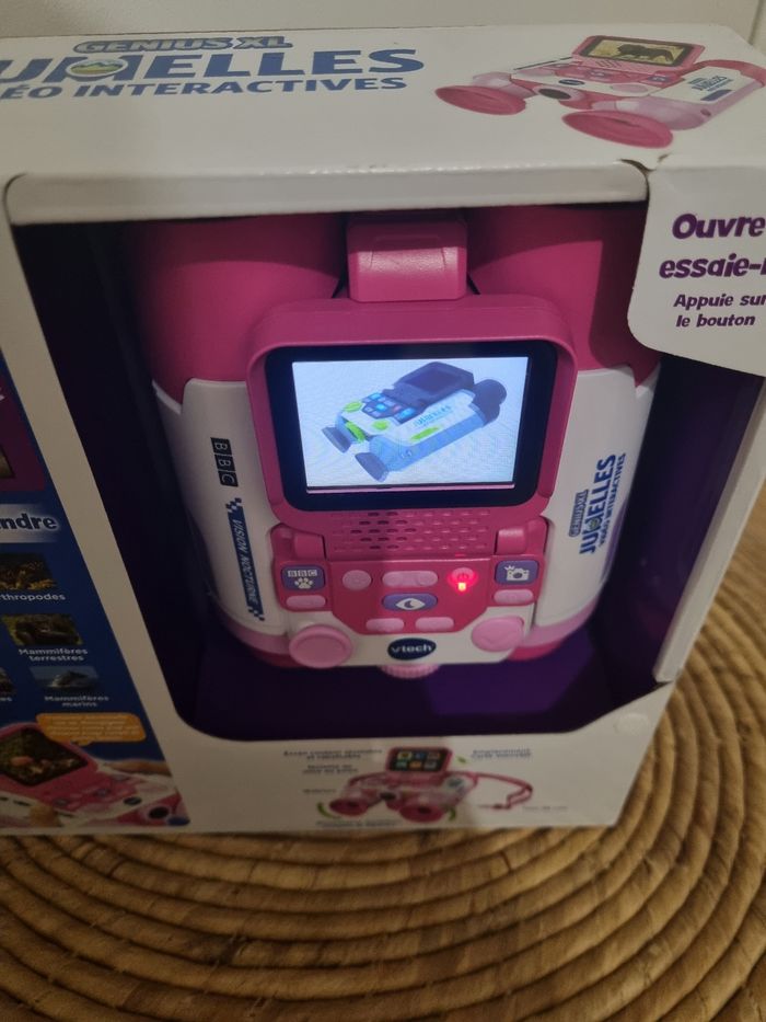 Vtech  genius xl jumelles vidéo interactive rose - photo numéro 5