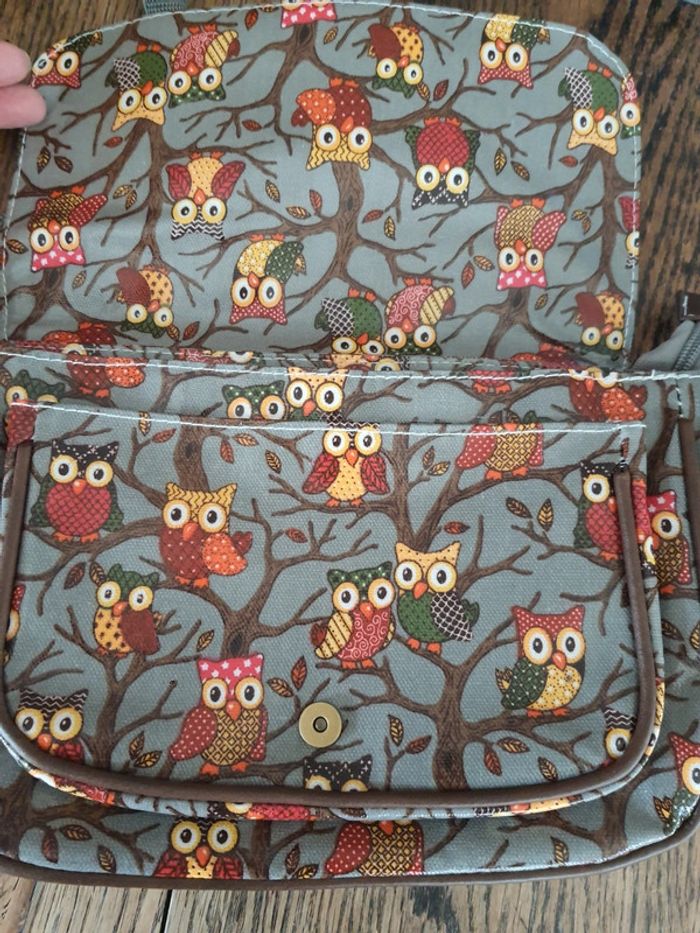 Jolie Sac à main gris/marron Mfhandbags neuf - photo numéro 12