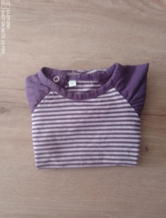 T-shirt longue manches 3mois - photo numéro 2