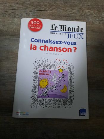 Livre de jeux - Connaissez-vous la chanson ?
