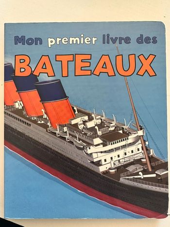Mon premier livre des bateaux cartonné