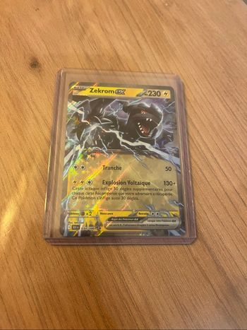 carte Pokémon Zekrom ex 034/086 foudre noire EV 10.5