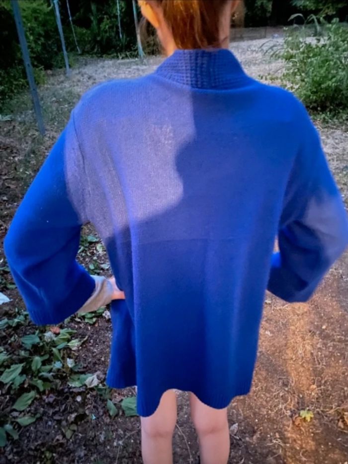 Gilet tout bleu - photo numéro 2