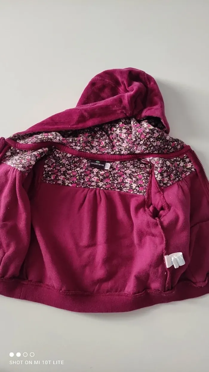 Veste et pantalon velours ras fushia sergent major - photo numéro 3