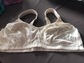 Soutien gorge crème grande taille