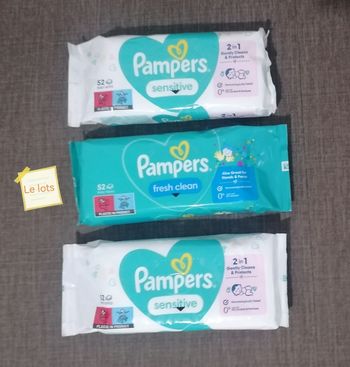 Lingettes pampers