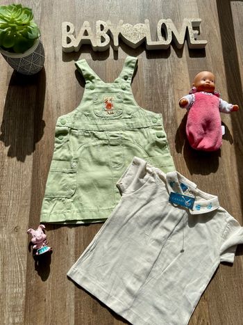 - Ensemble Canari baby - 12 mois - Neuf avec étiquette, défaut 