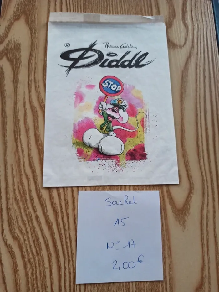 Sachet en papier Diddl A5 17 2,00€