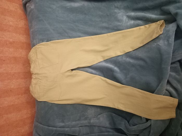 jegging pantalon jaune clair 11 12 ans - photo numéro 3