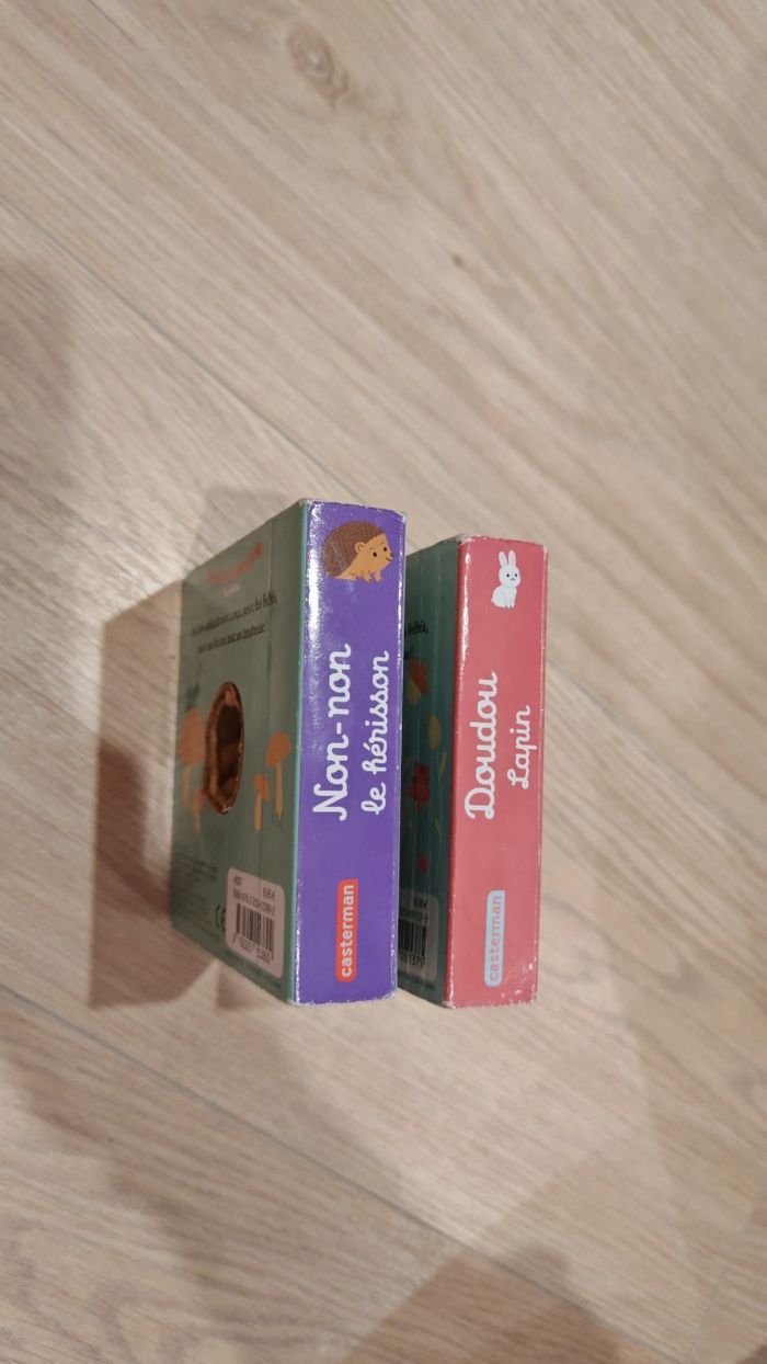 2 livres marionnettes doudou lapin- non non le hérisson - photo numéro 7