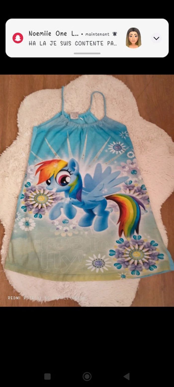 Chemise de nuit My little Pony taille 8 ans
