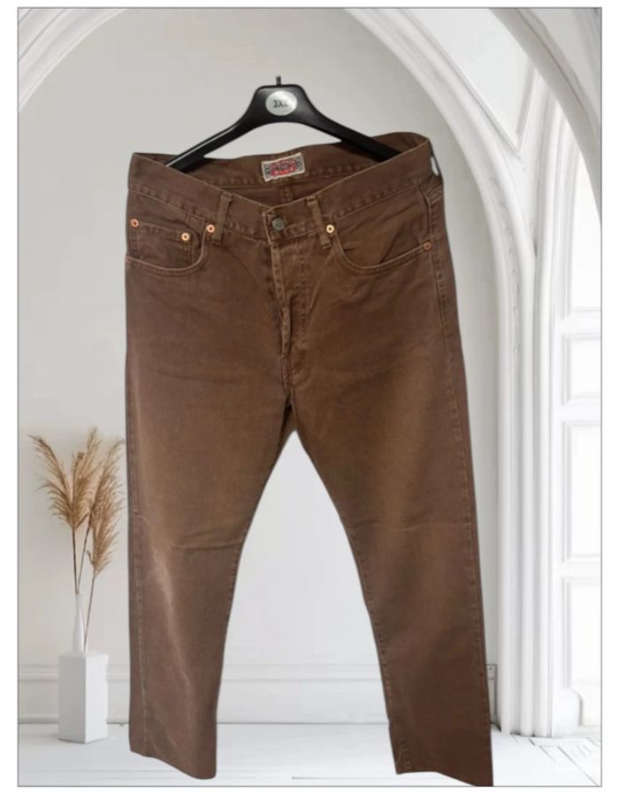 Jean Chevignon Vintage Marron - Taille 29 - Coupe Droite