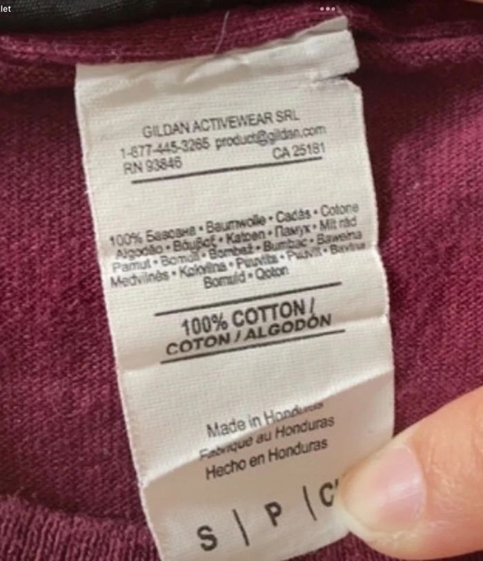 Très beau t-shirt thrasher bordeaux || 100% coton || taille S || unisexe - photo numéro 4