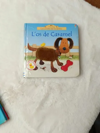 Livre enfant a touché