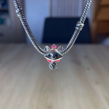 Charm Pandora Marie – Disney Aristochats, argent 925, très bon état