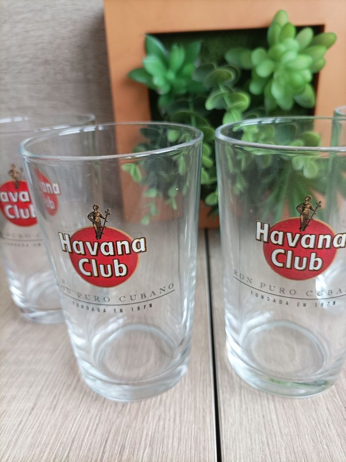Lot 4 verres havana club - photo numéro 3