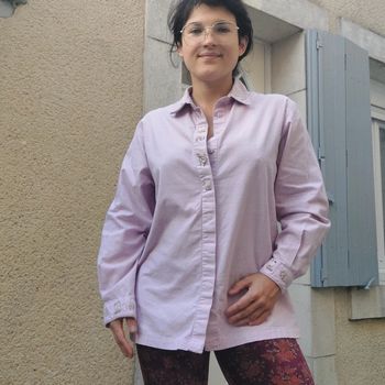 Chemise Vintage brodée taille M