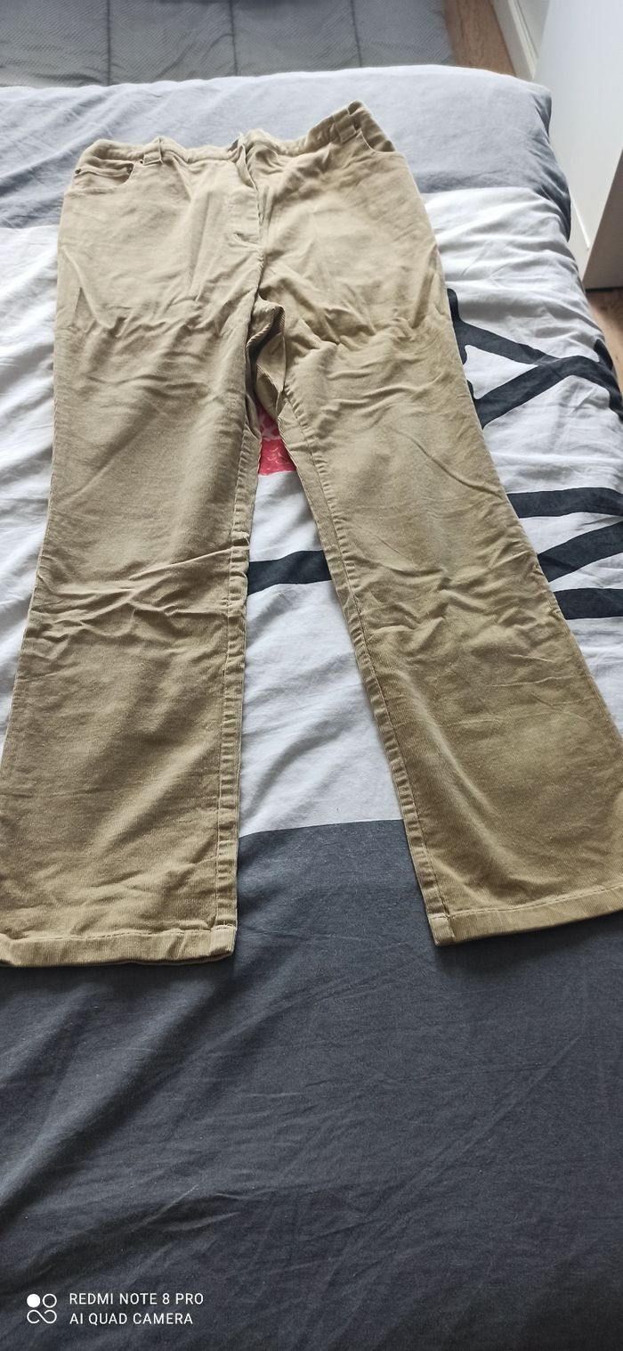 Pantalon en velours de grossesse t. 38/40