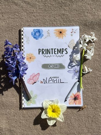 Livret printemps plastifié