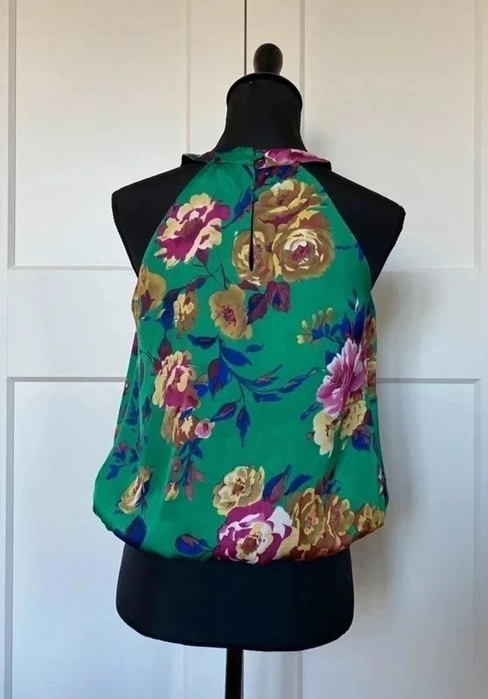 Ensemble cardigan et top à fleurs taille 38 - photo numéro 3