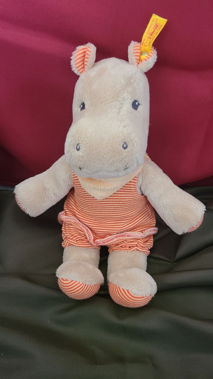 doudou hippopotame steiff mockili - photo numéro 5