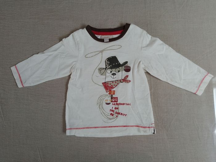 Tee-shirt manches longues garçon 18 mois Orchestra