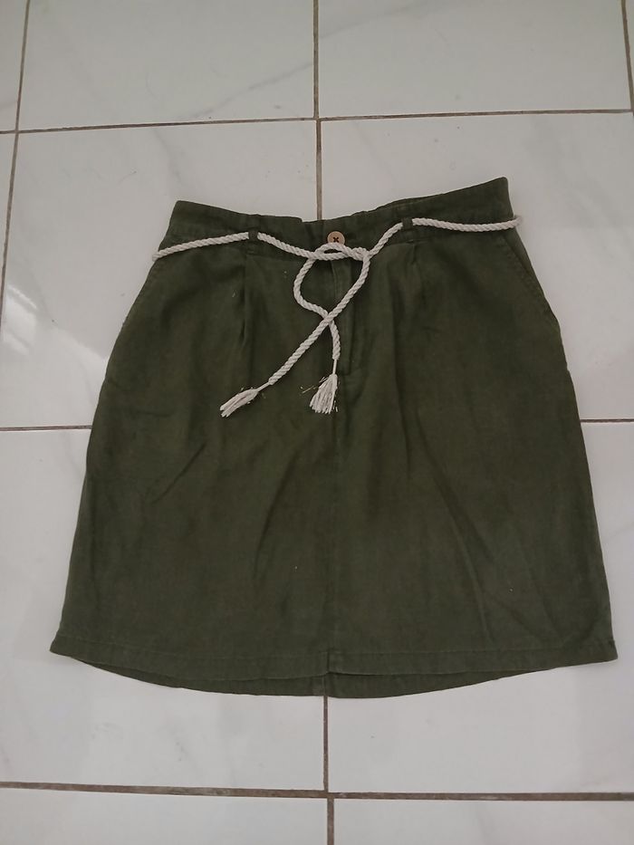 Jupe femme d ete en cton taille 38 marque cache cache - photo numéro 5