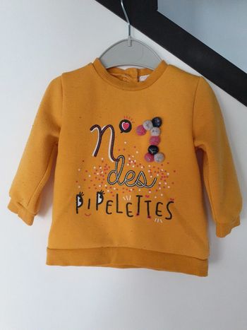 Sweat fille 12 mois - Gémo