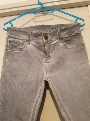 Pantalon bleu/gris