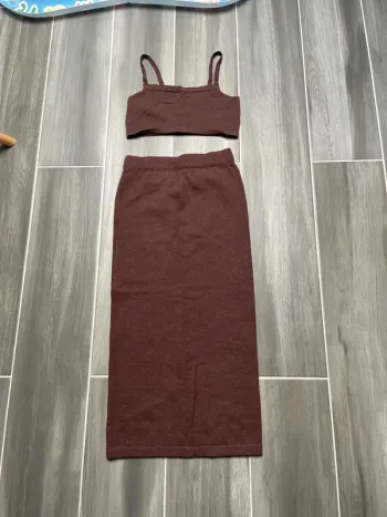 Ensemble jupe crop top