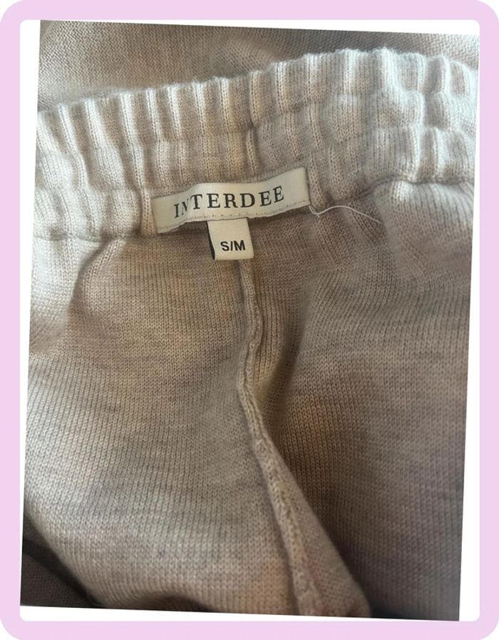 Ensemble 3 pièces Interdee – Taupe clair M/L – Débardeur, gilet capuche, pantalon fluide - photo numéro 9